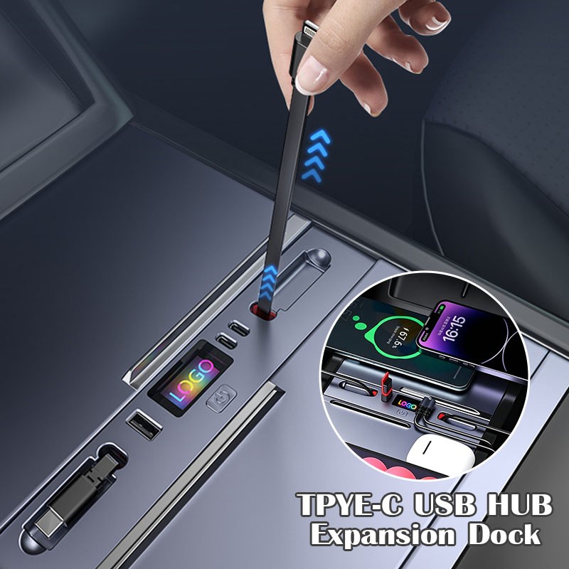 محول سيارة متعدد المنافذ USB-C - مراجعة Usb C Hub وسعره
