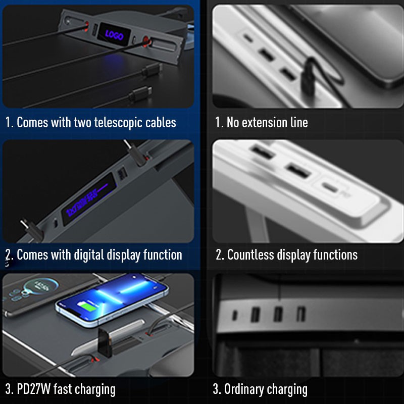 محول سيارة متعدد المنافذ USB-C - مراجعة Usb C Hub وسعره