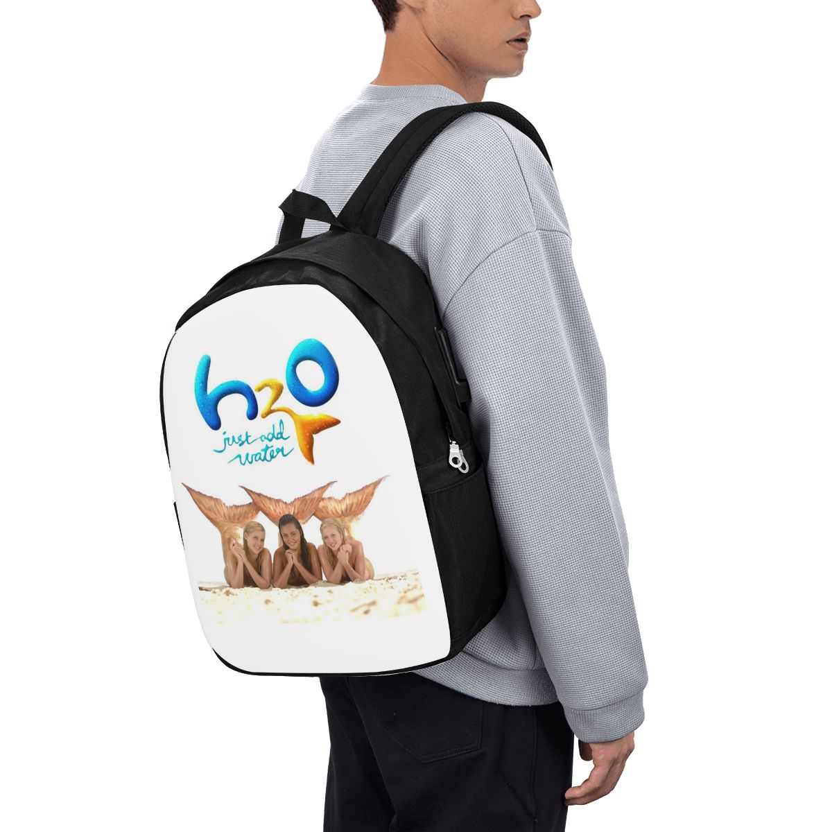 حقيبة ظهر كرتونية أنيمي H2O Ju - مراجعة Laptop Bag وسعره