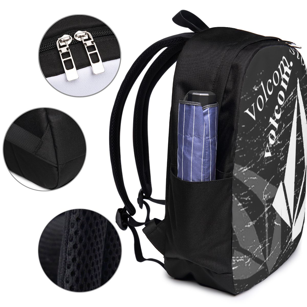 حقيبة ظهر بشعار V-Volcom، حقيب - مراجعة Laptop Bag وسعره