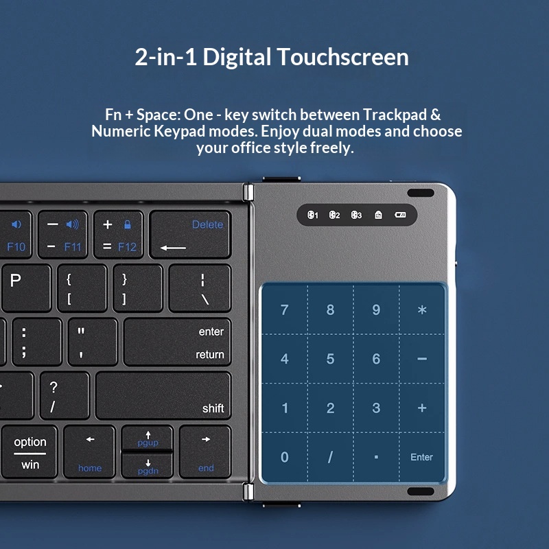 لوحة مفاتيح بلوتوث لاسلكية ثلا - مراجعة Laptop Mouse وسعره